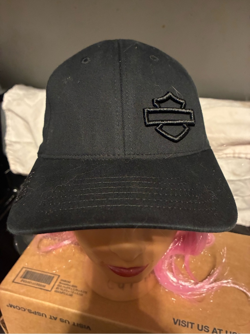 Harley-Davidson Black Shield Logo Baseball Cap